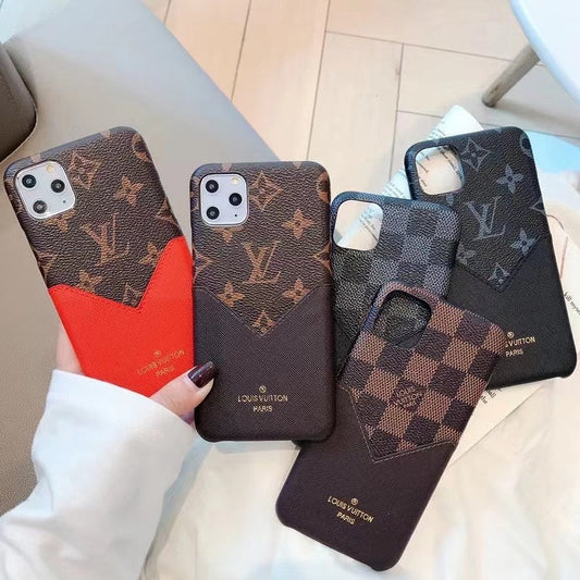 LV iPhone Card Wallet Cases