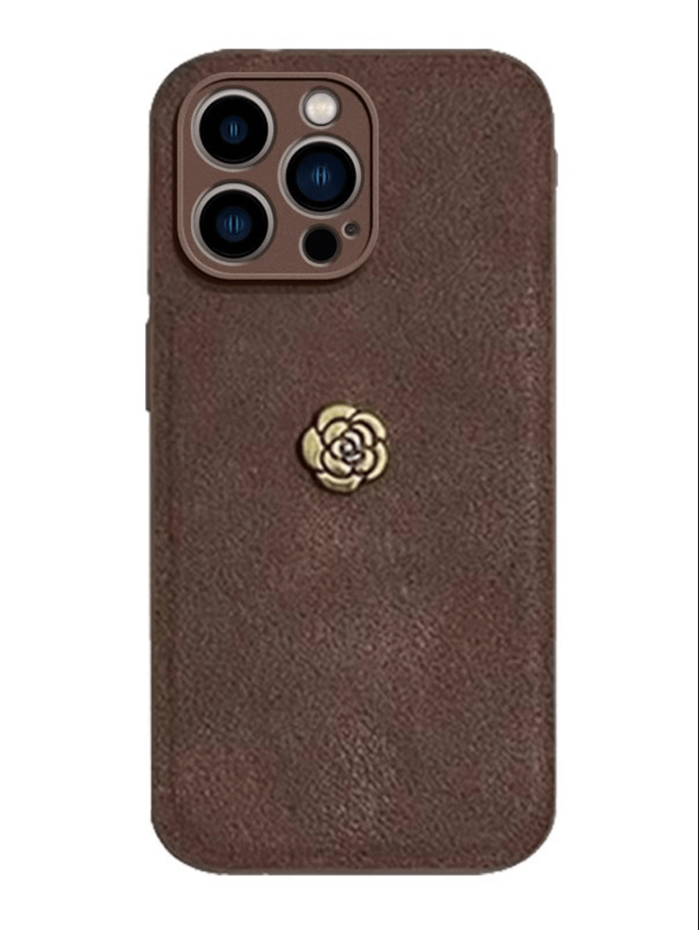 Brown & Gold Rose For iPhone Series